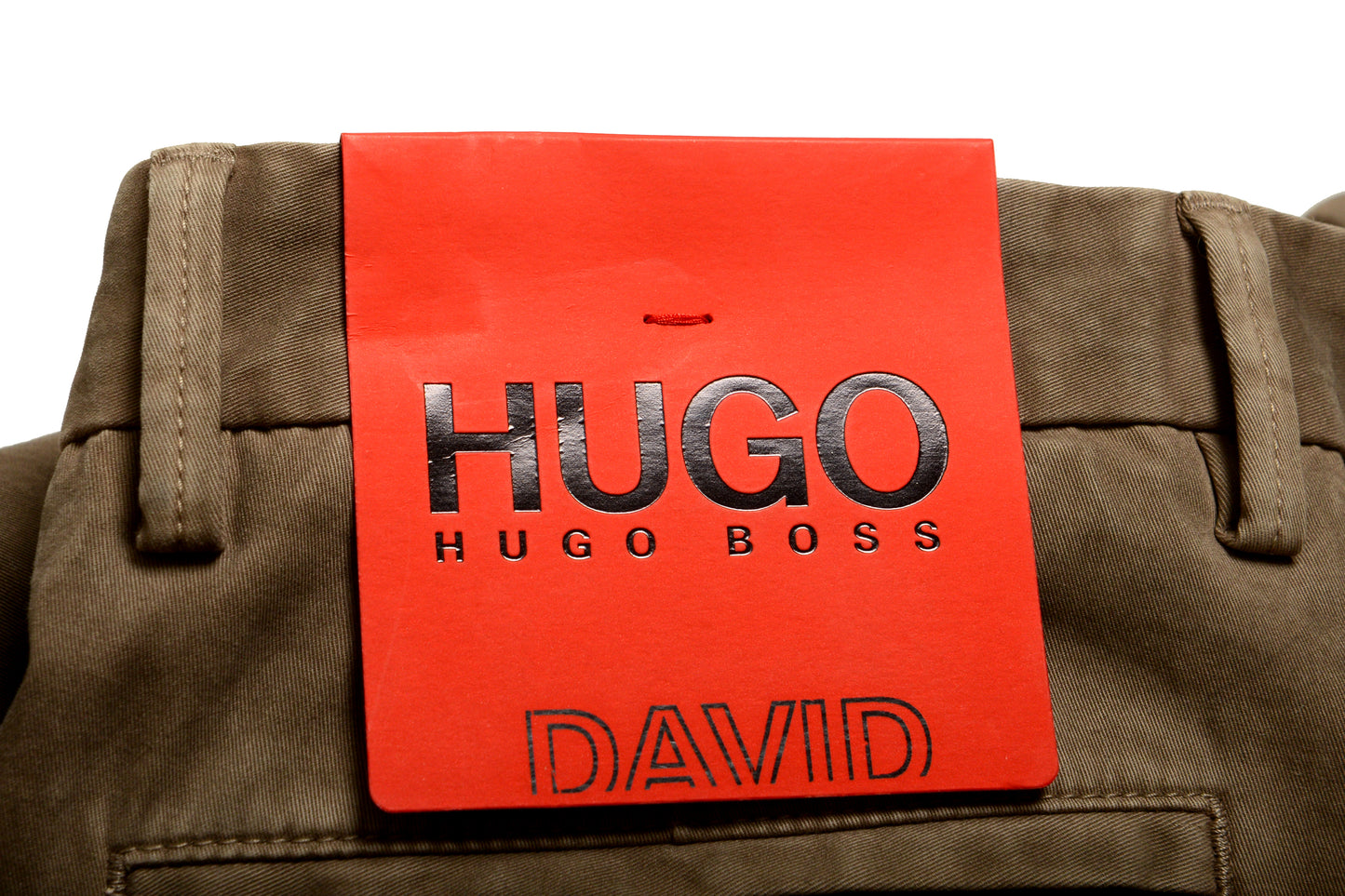 Hugo Boss Men's "David204D" Gray Slim Fit Casual Pants US 32/32 IT 32/32