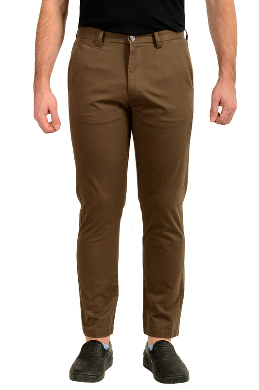 Hugo Boss Men's "Jimi204W" Brown Regular Fit Casual Pants US 32/32 IT 32/32