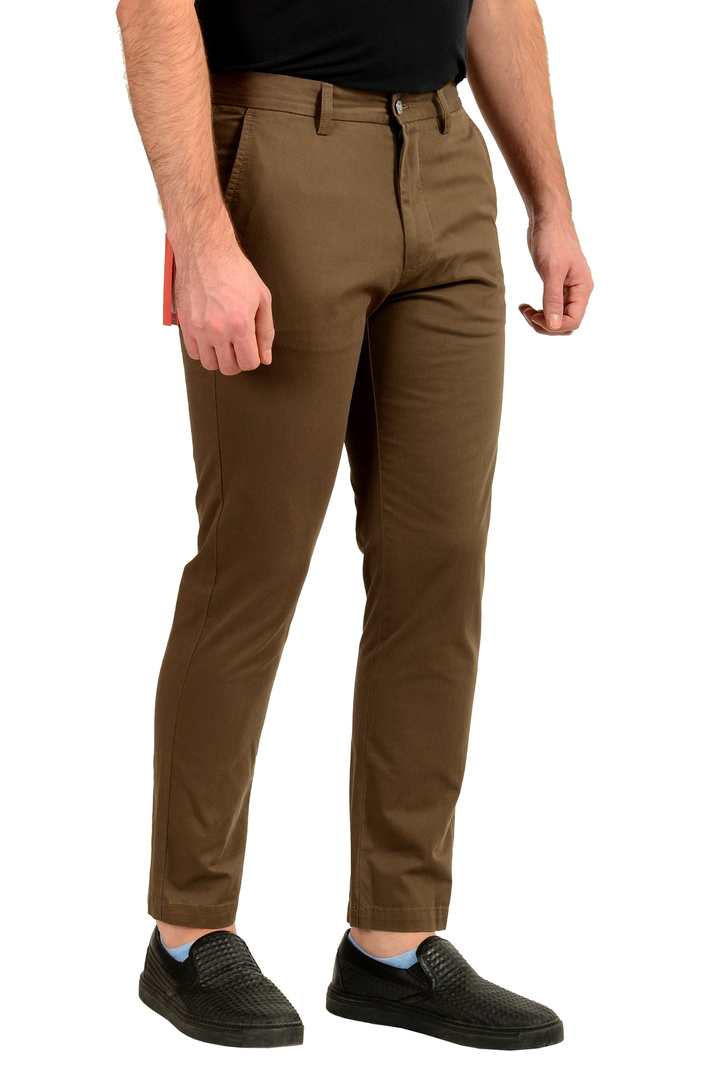 Hugo Boss Men's "Jimi204W" Brown Regular Fit Casual Pants US 32/32 IT 32/32