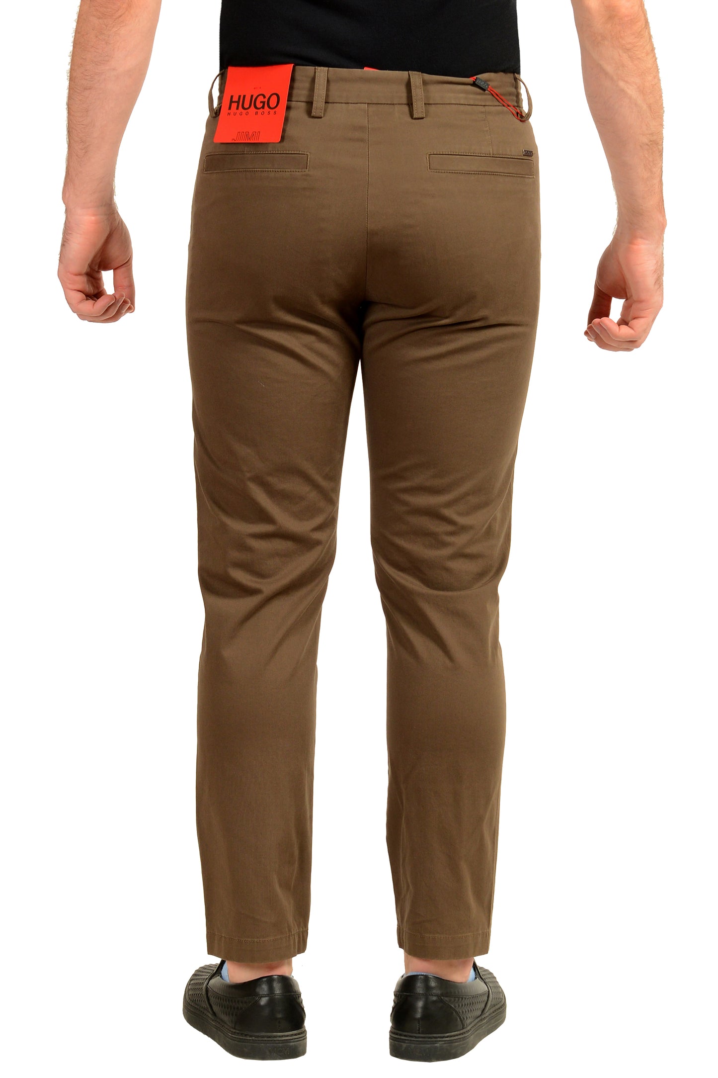 Hugo Boss Men's "Jimi204W" Brown Regular Fit Casual Pants US 32/32 IT 32/32