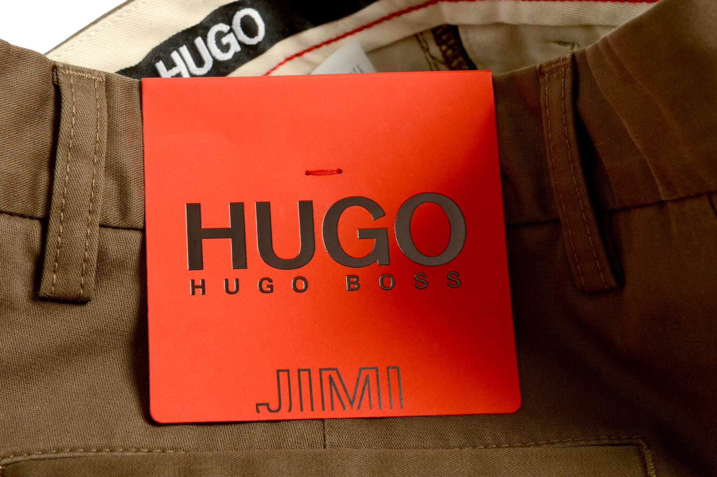 Hugo Boss Men's "Jimi204W" Brown Regular Fit Casual Pants US 32/32 IT 32/32