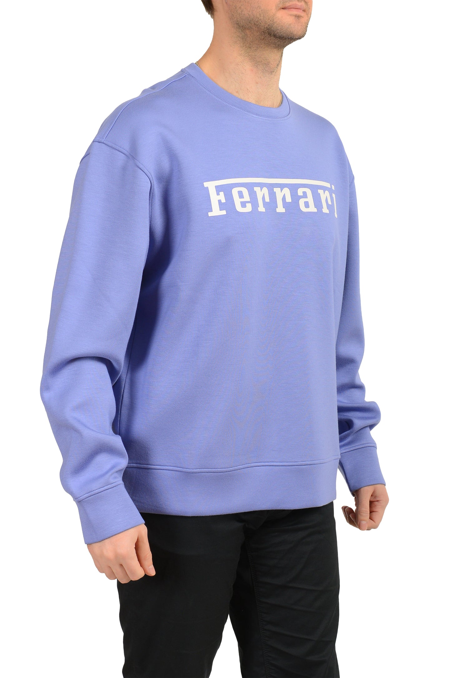 Scuderia Ferrari Men's C-Neck F-Lunga Scuba Sweater Sweatshirt US 2XL IT 56