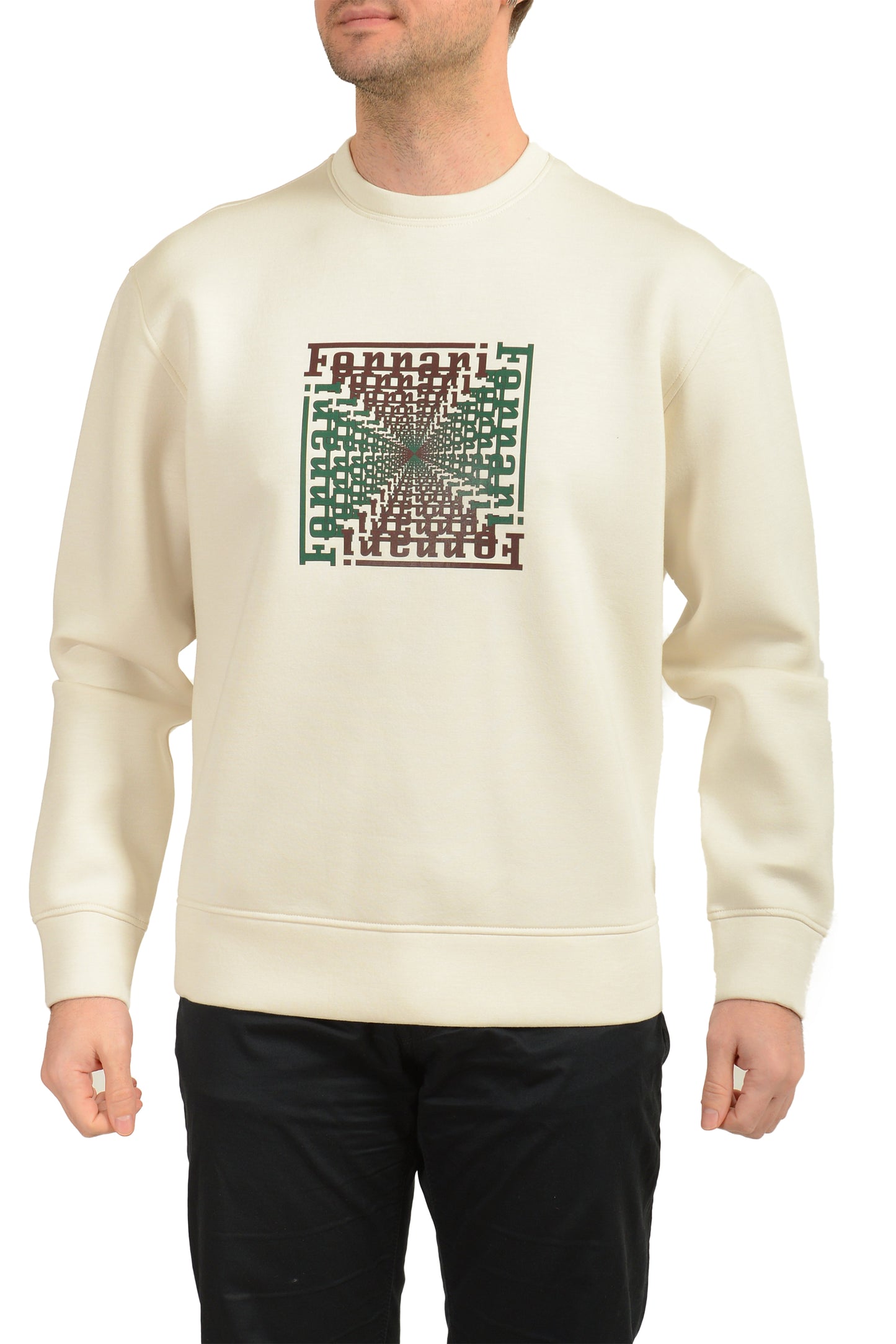 Scuderia Ferrari Men's "Cube" C-Neck Scuba Sweater Sweatshirt US XL IT 54