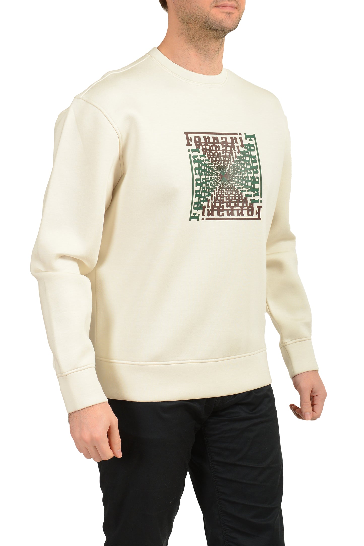 Scuderia Ferrari Men's "Cube" C-Neck Scuba Sweater Sweatshirt US XL IT 54