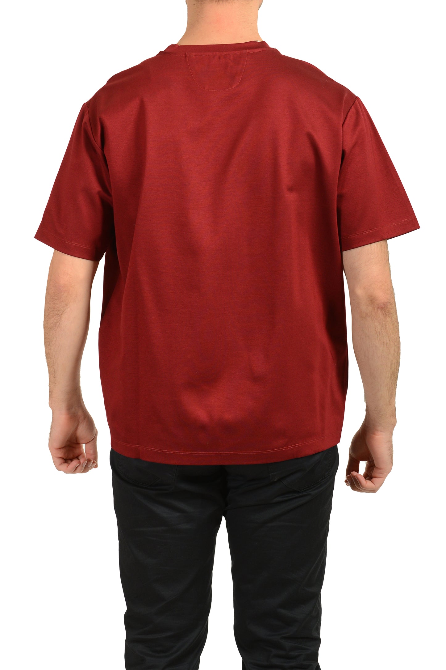 Scuderia Ferrari Men's Silk Pocket Crewneck Short Sleeve T-Shirt US L IT 52