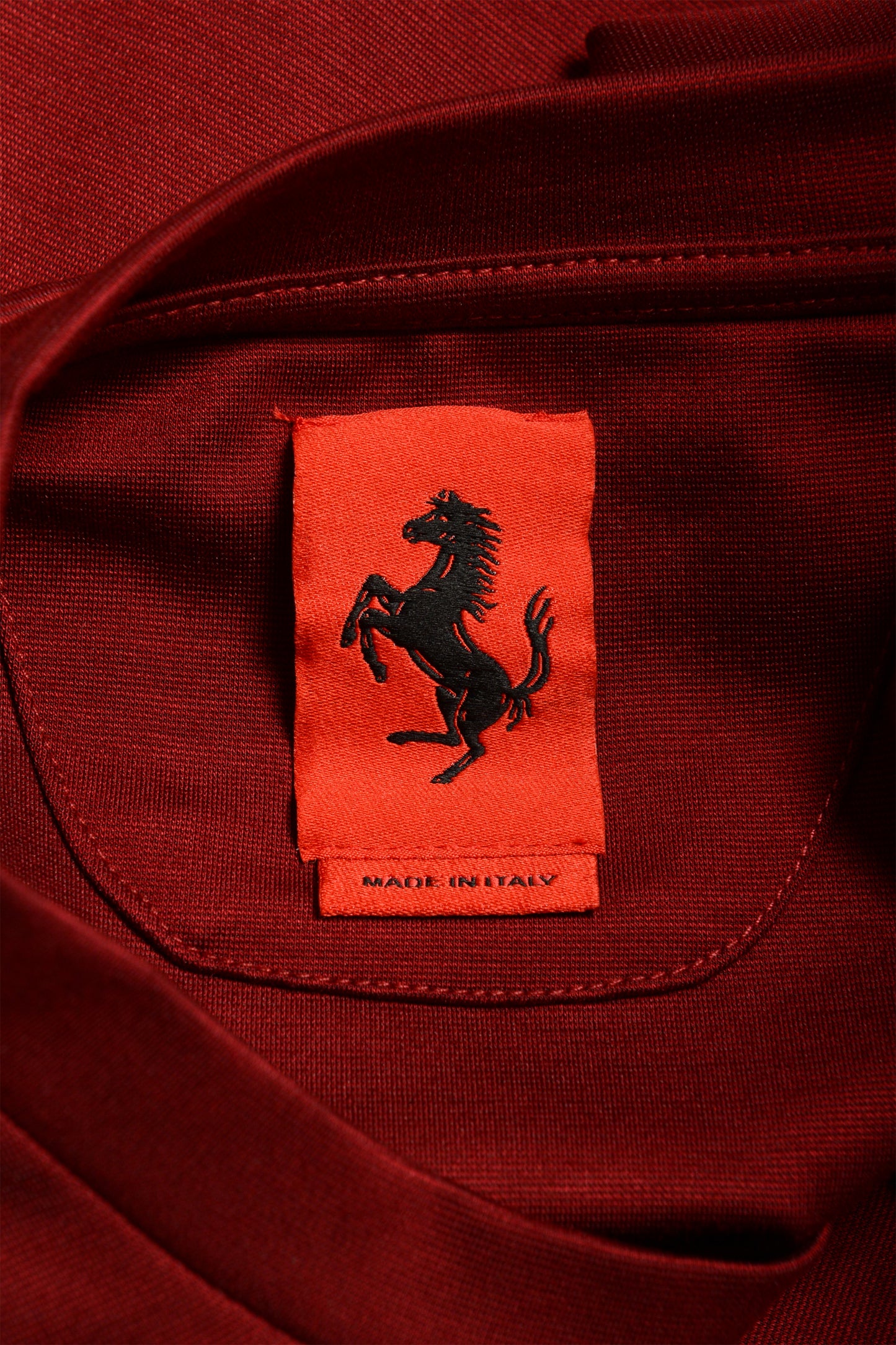 Scuderia Ferrari Men's Silk Pocket Crewneck Short Sleeve T-Shirt US L IT 52