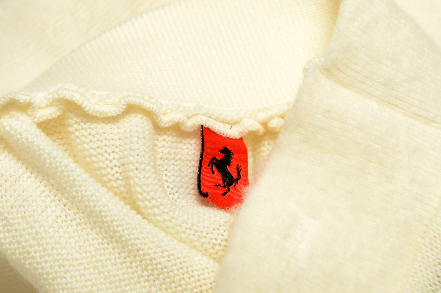 Scuderia Ferrari Women's Ivory 100% Wool Asymmetrical Skirt US M IT 42