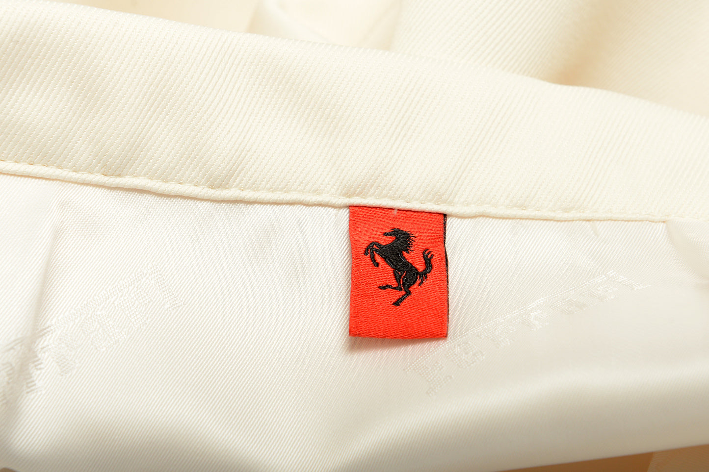 Scuderia Ferrari Women's Ivory Asymmetrical Skirt US 2XS IT 36