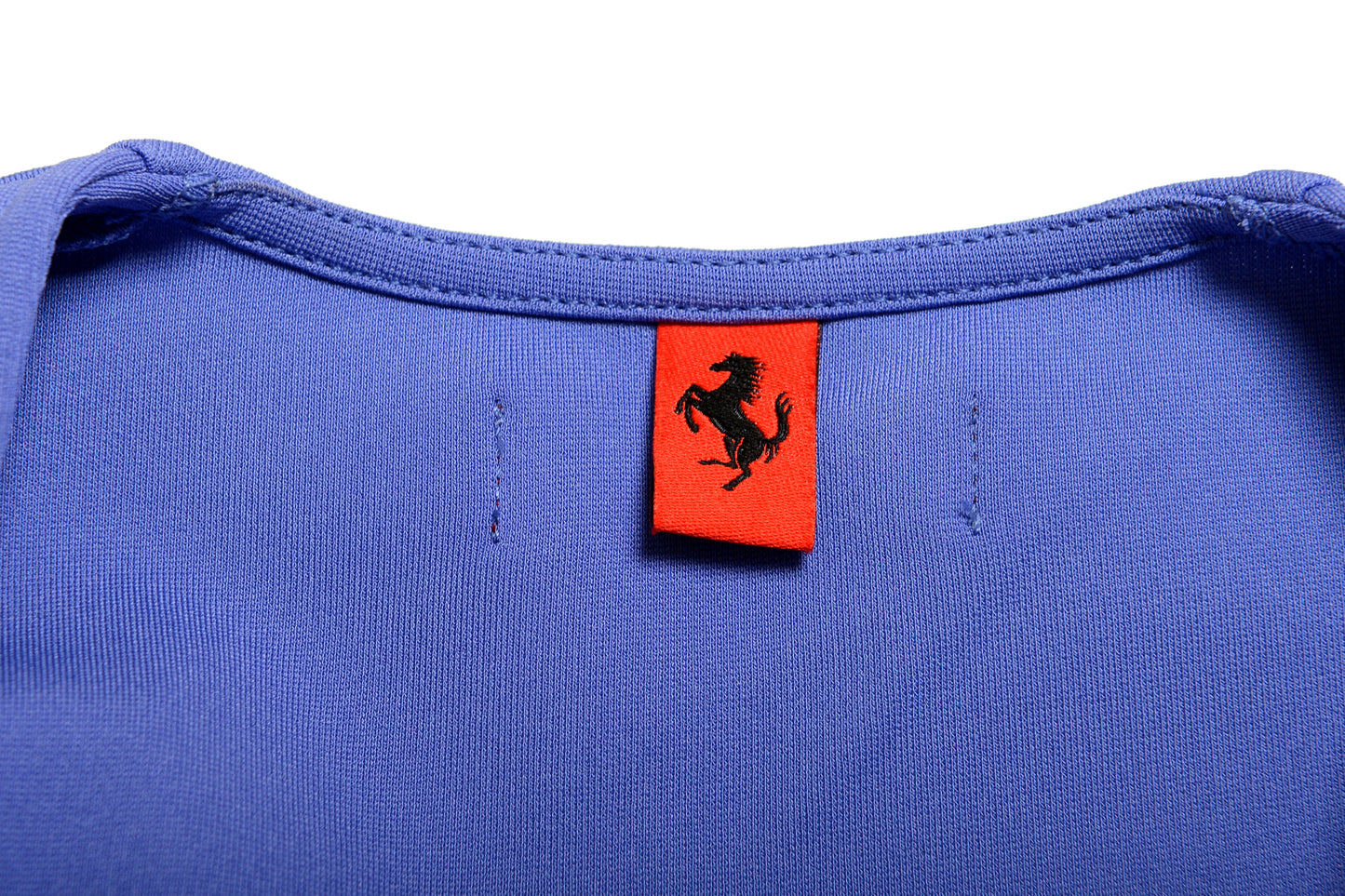 Scuderia Ferrari Women's Purple Cropped Long Sleeve Blouse Top US M IT 42