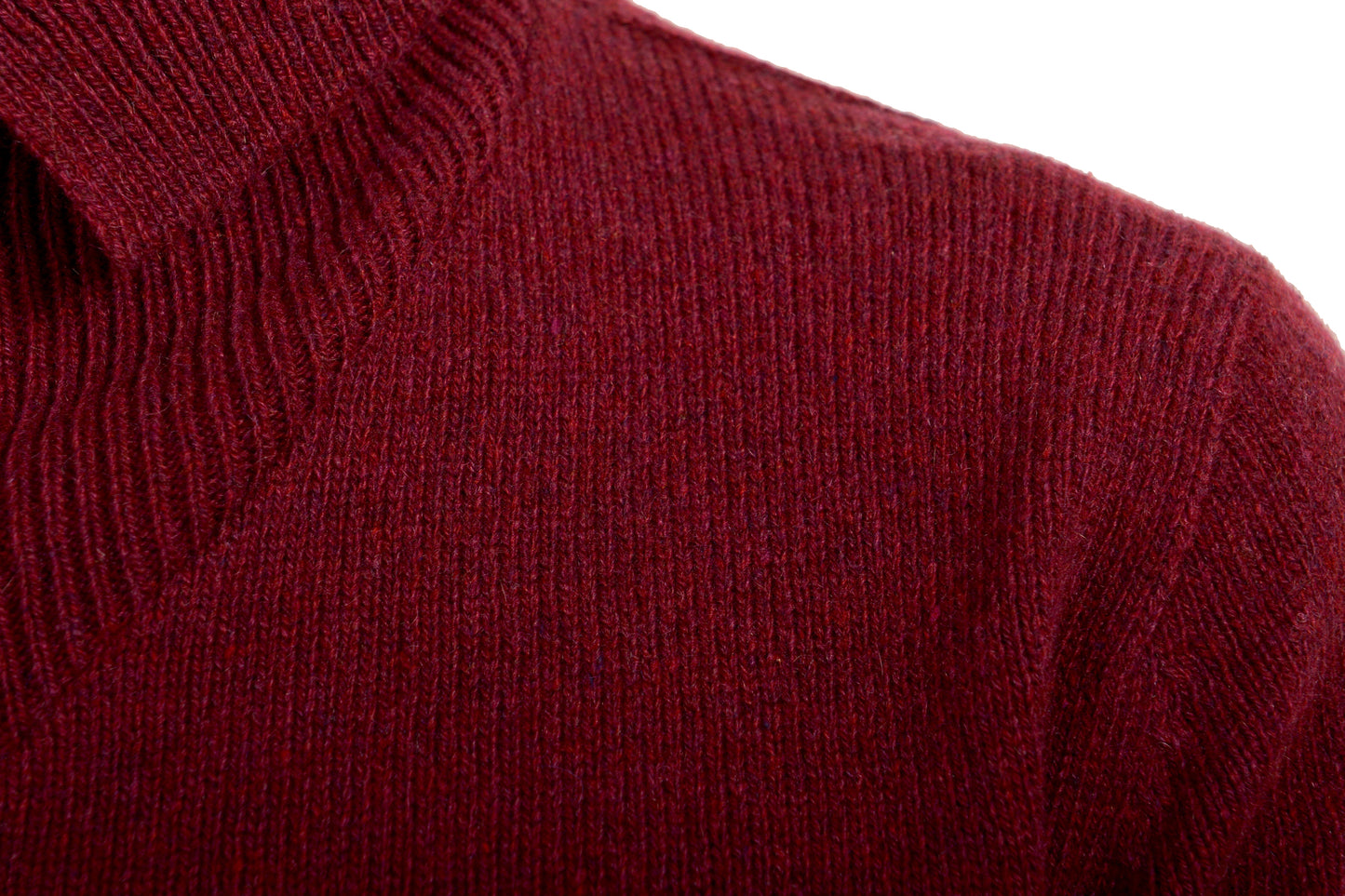 Scuderia Ferrari Women's Cropped 100% Cashmere Roll-Neck Sweater US L IT 44