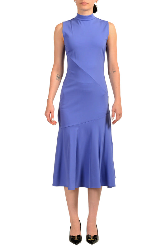 Scuderia Ferrari Women's Purple Stretch Sleeveless A-Line Dress US XS IT 38