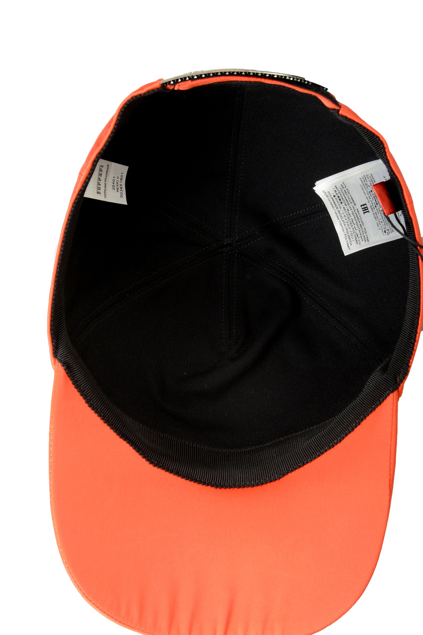 Scuderia Ferrari Adult's Effelunga Rubber Tires Satin Baseball Cap Hat