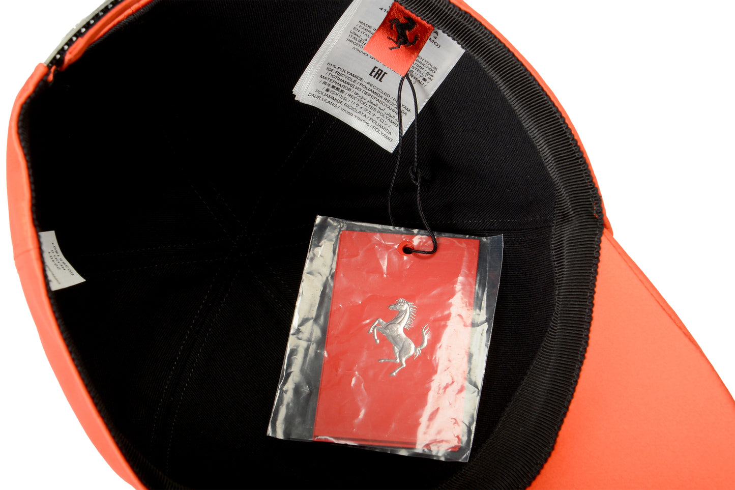 Scuderia Ferrari Adult's Effelunga Rubber Tires Satin Baseball Cap Hat
