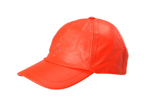 Scuderia Ferrari Adult's Prancing Horse 100% Leather Baseball Cap Hat One Size