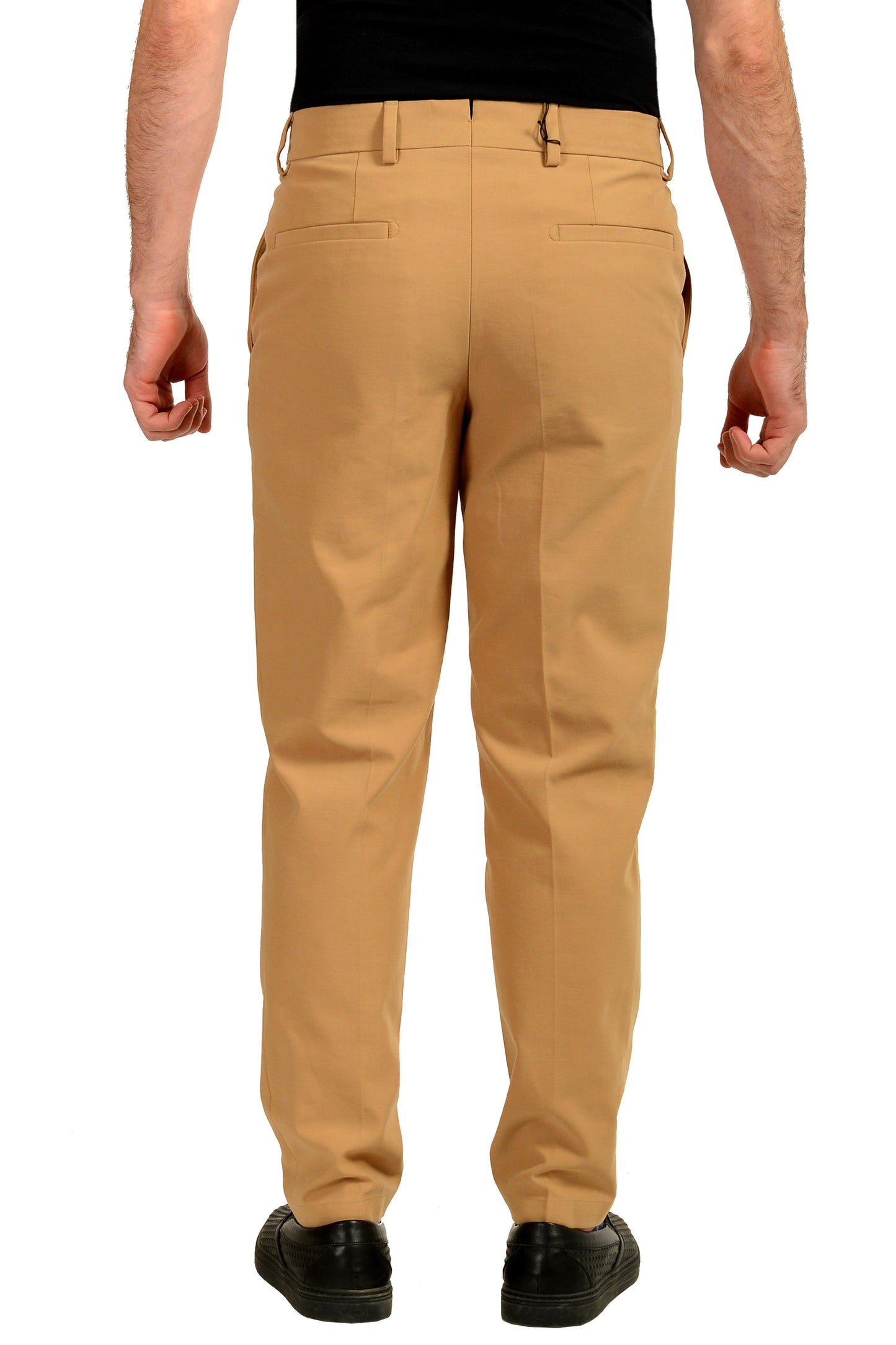 Hugo Boss "L-PeetL-243" Beige Flat Front Pants US 32R IT 48