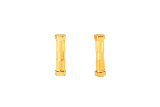 Scuderia Ferrari Gold Color 100% Brass Mechanical Earrings