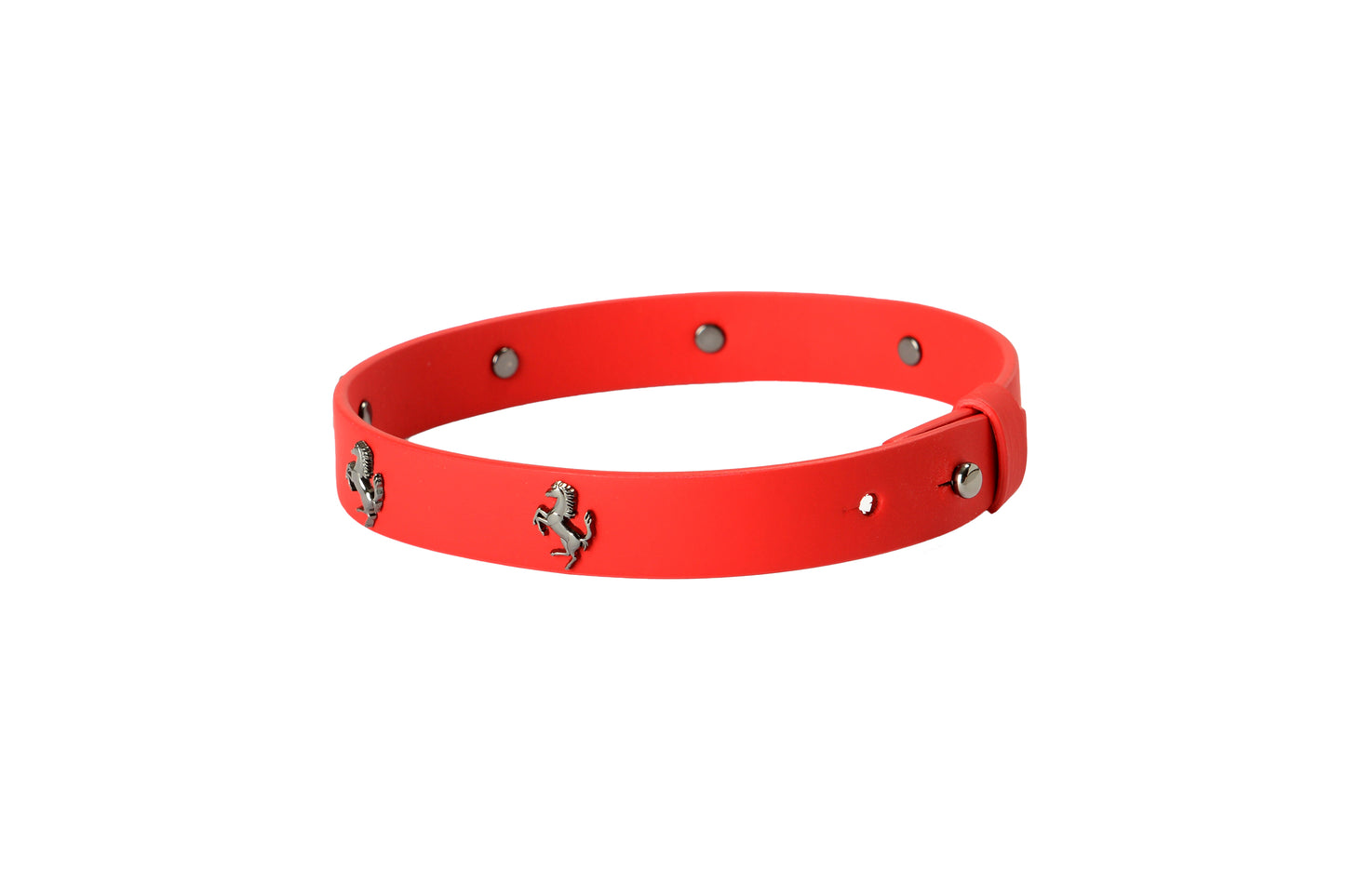 Scuderia Ferrari Red Double Coil Hypersonic 100% Leather Bracelet
