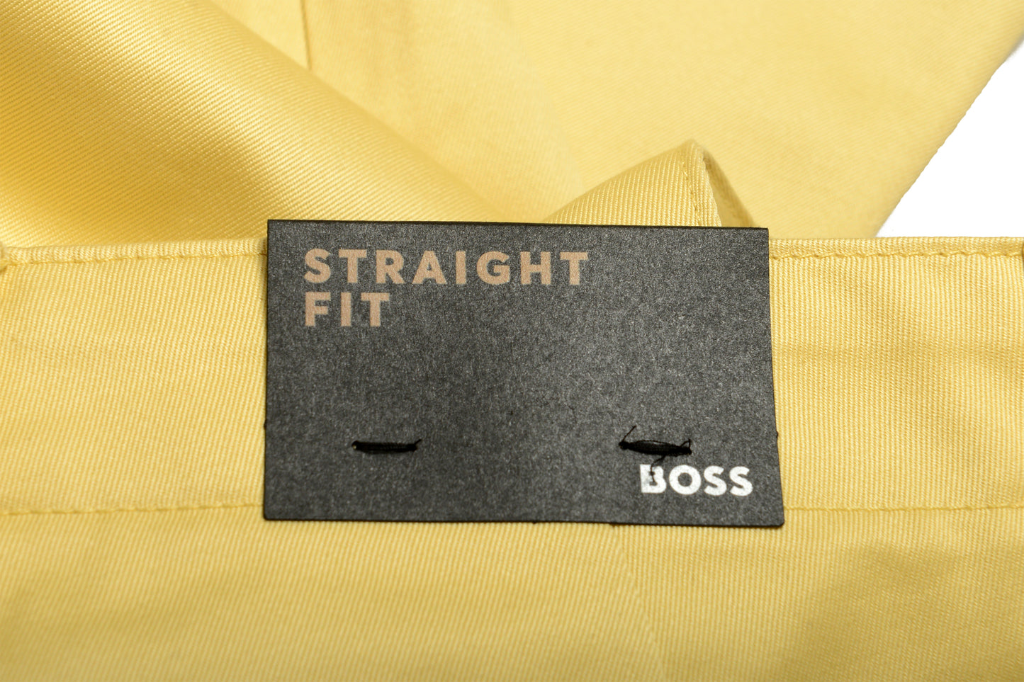 Hugo Boss "C-Kent-GW" Straight Fit Yellow Flat Front Pants US 32/32 IT 32/32