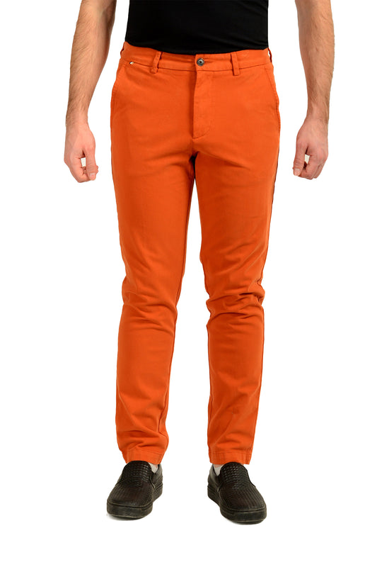 Hugo Boss "H-Kaiton1" Slim Fit Orange Flat Front Pants US 32/32 IT 32/32
