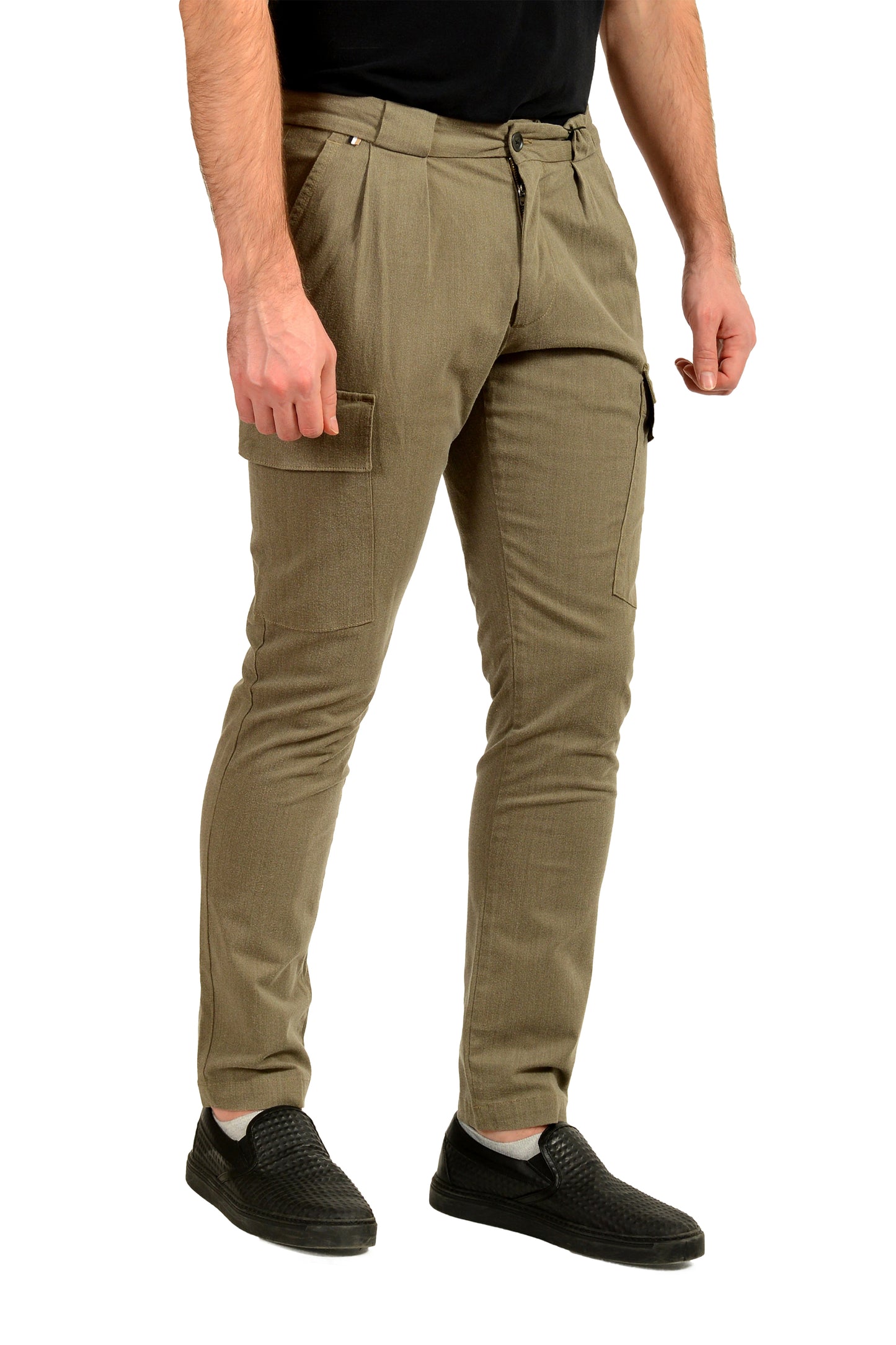 Hugo Boss "H-Kaiton1-SPL-Cargo" Slim Fit Beige Cargo Pants US 32/32 IT 32/32
