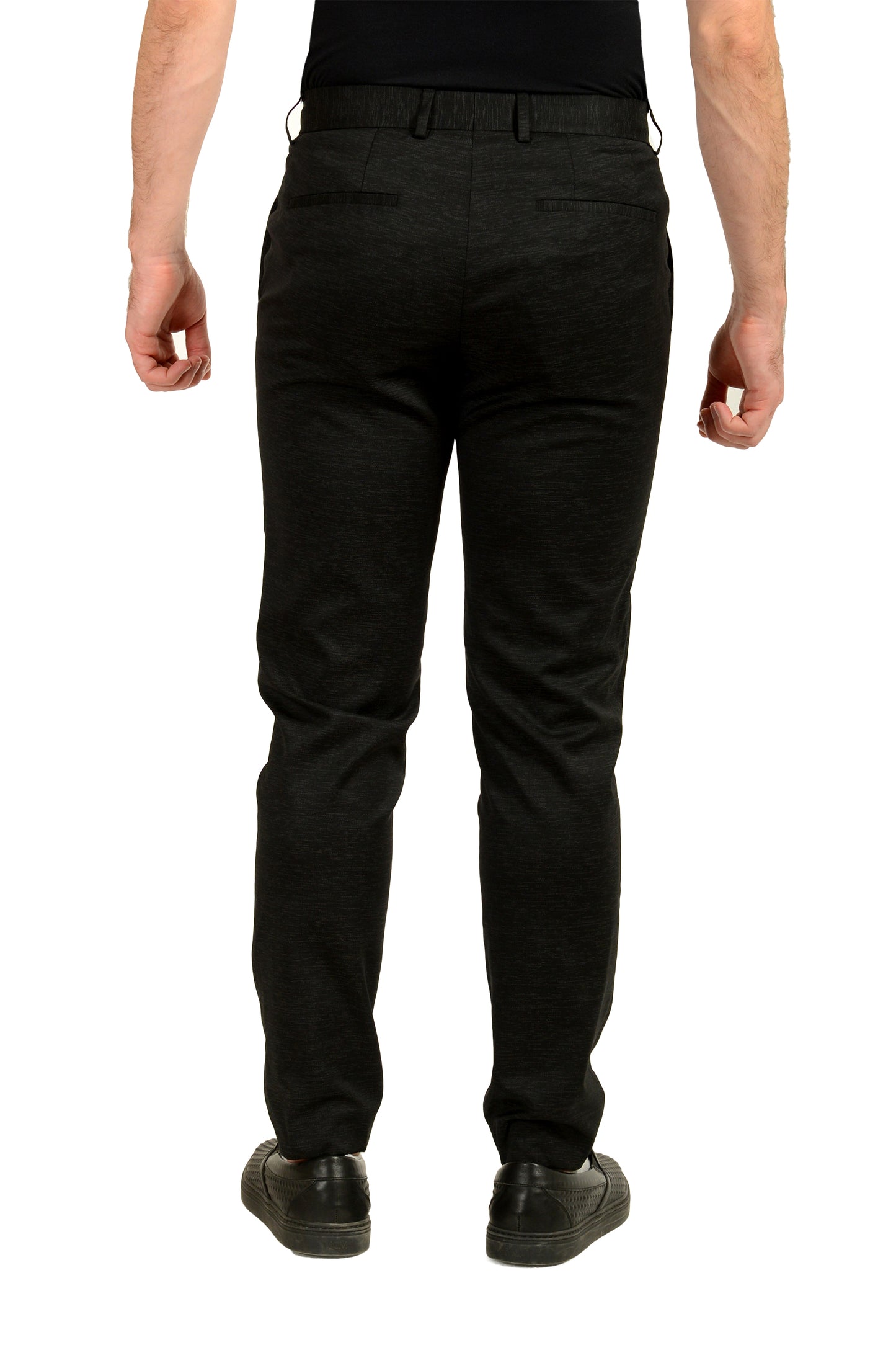 Hugo Boss "H-Houston-pk254" Wool Striped Flat Front Dress Pants US 32R IT 48