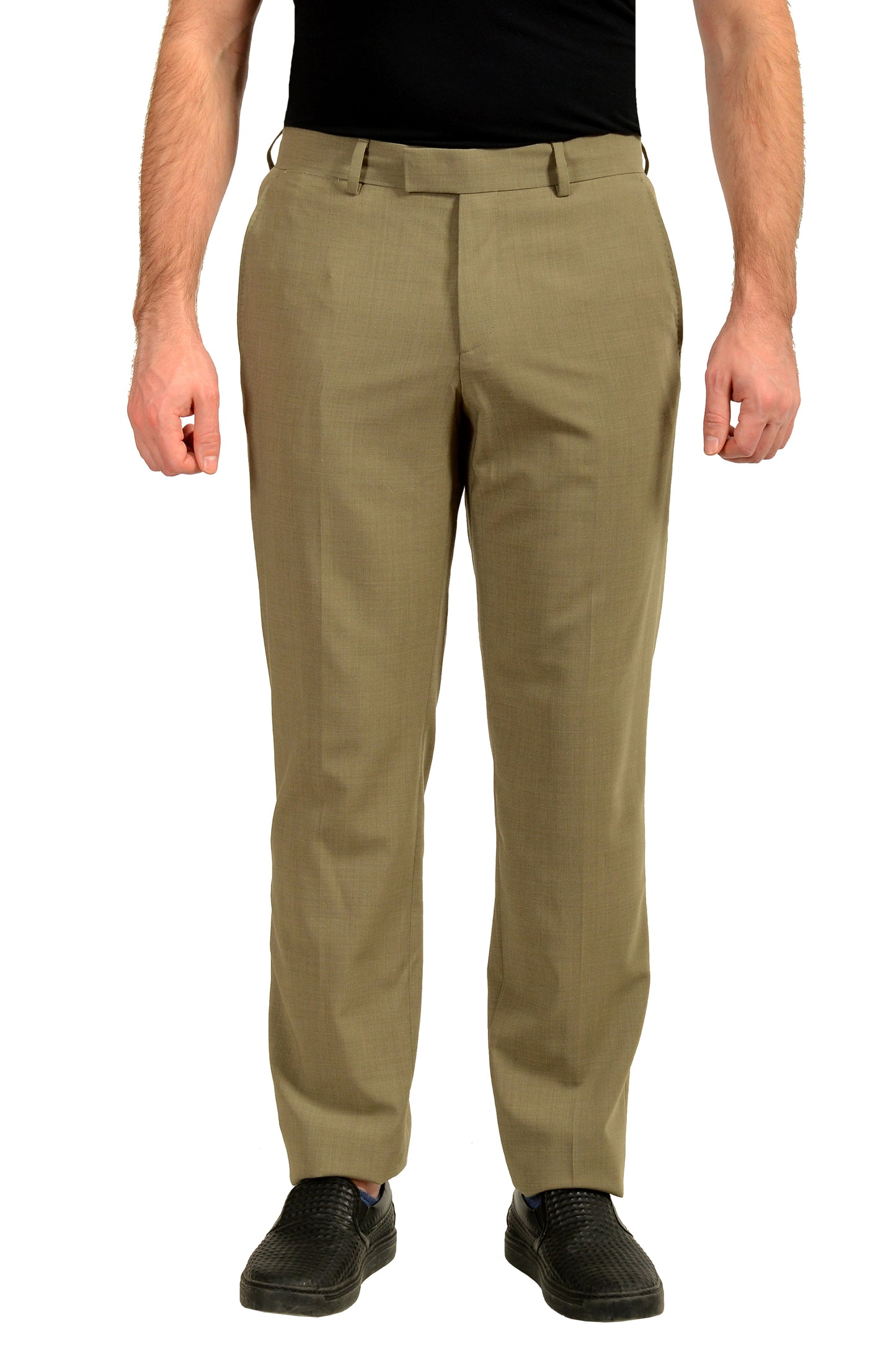 Hugo Boss "H-Leo-DTL-WG-253" Regular Fit Wool Dress Pants US 32R IT 48