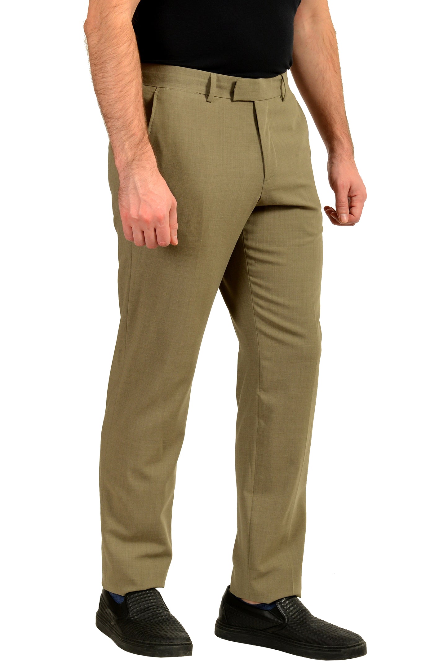 Hugo Boss "H-Leo-DTL-WG-253" Regular Fit Wool Dress Pants US 32R IT 48