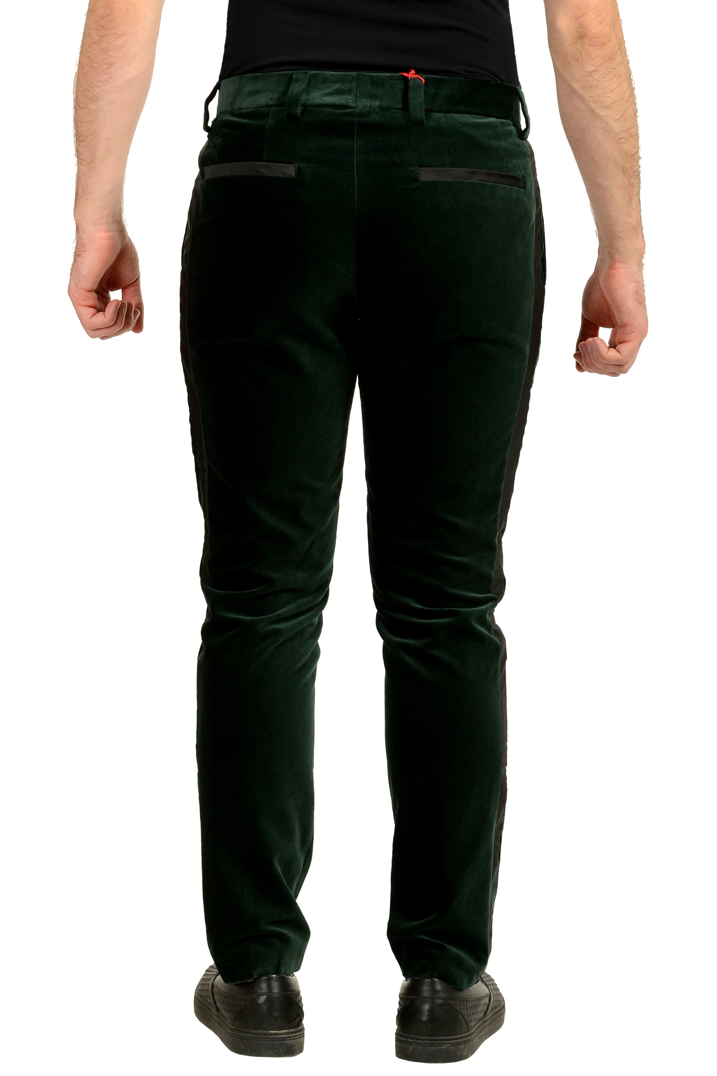 Hugo Boss "Hetlin254E1X" Slim Fit Velour Tuxedo Dress Pants US 32R IT 48
