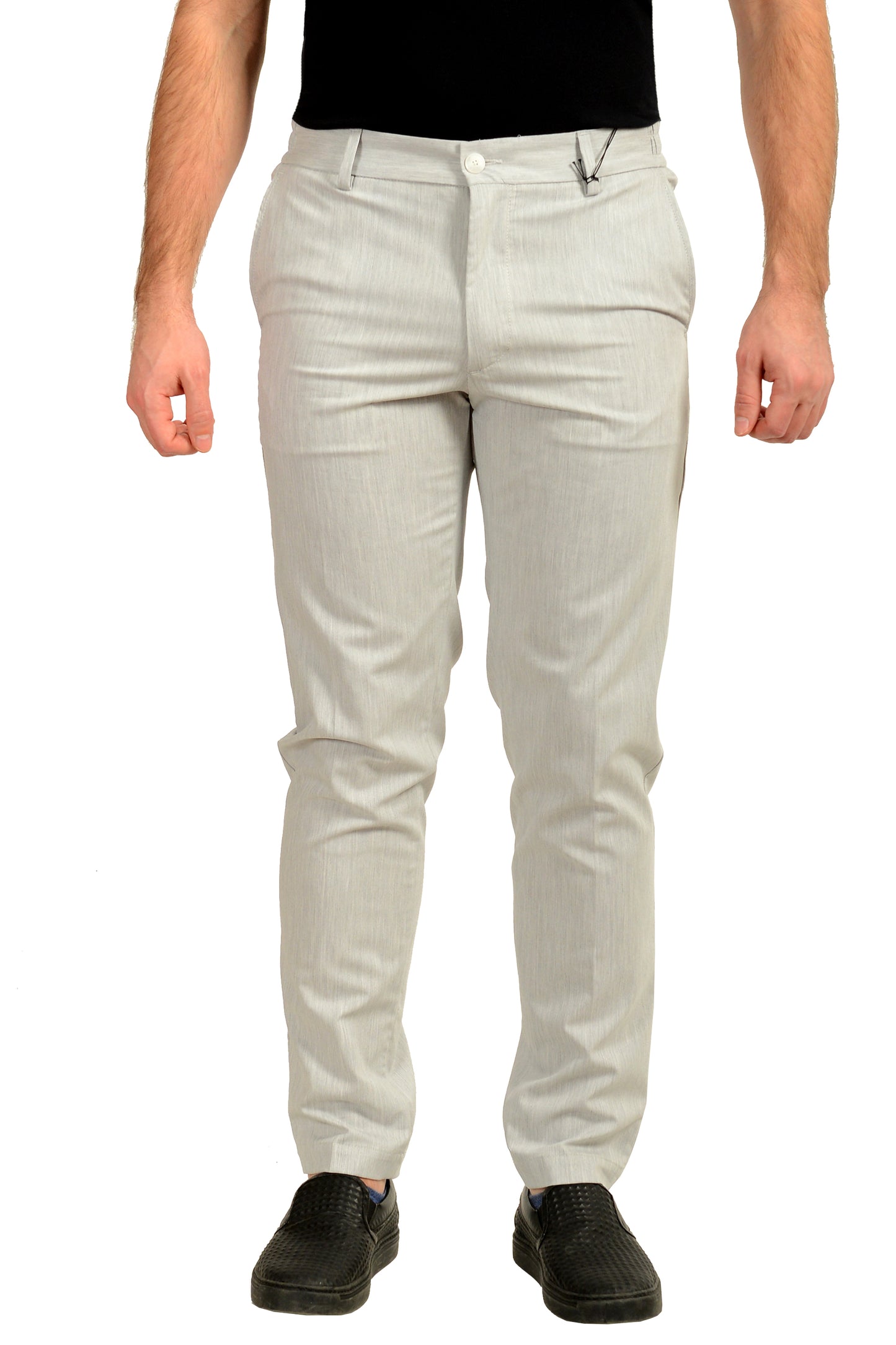 Hugo Boss "P-Kane1-EL" Modern Regular Fit Gray Casual Pants US 33/32 IT 33/32