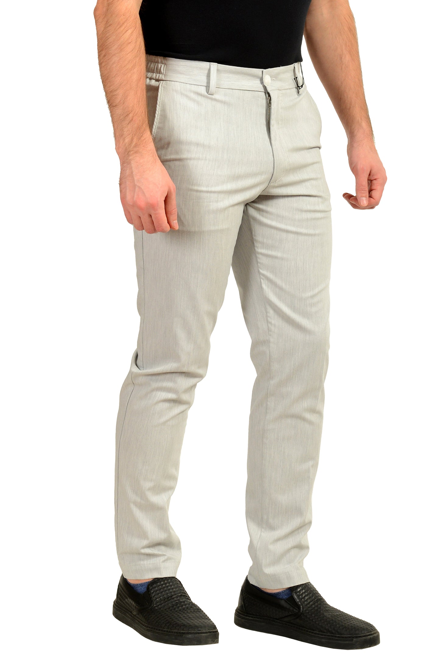 Hugo Boss "P-Kane1-EL" Modern Regular Fit Gray Casual Pants US 33/32 IT 33/32
