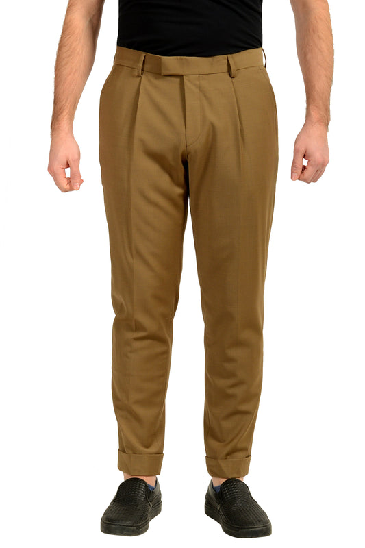 Hugo Boss "H-Pepe-Pit-241" Relaxed Fit Wool Dress Pants US 32R IT 48