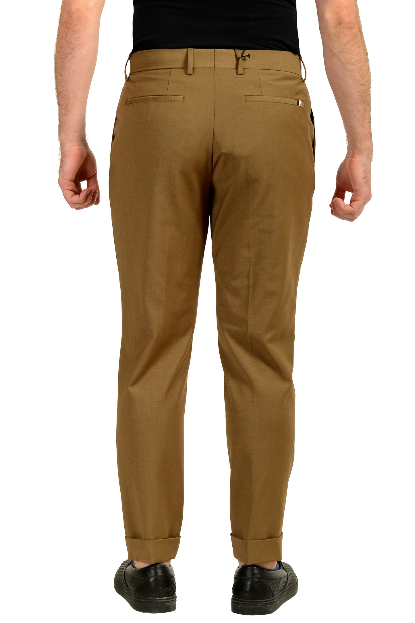 Hugo Boss "H-Pepe-Pit-241" Relaxed Fit Wool Dress Pants US 32R IT 48