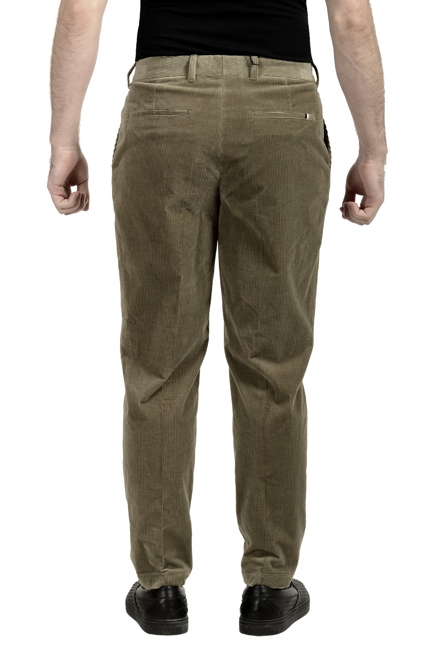 Hugo Boss "C-Perin-PL-253" Relaxed Fit Corduroy Pleated Front Pants US 32R IT 48