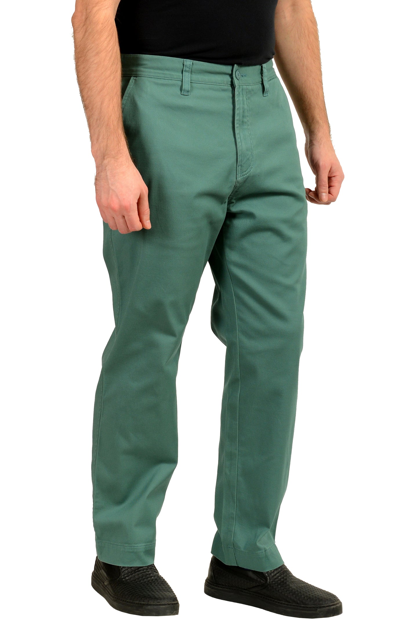 Hugo Boss "Zayn242" Teal Blue Denim Casual Pants US 32/32 IT 32/32