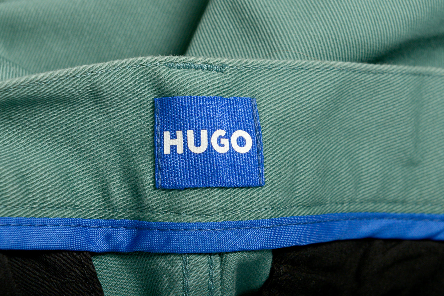 Hugo Boss "Zayn242" Teal Blue Denim Casual Pants US 32/32 IT 32/32