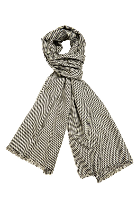 Scuderia Ferrari " Hide & Seek Prancing Horse" Silk Wool Cashmere Scarf