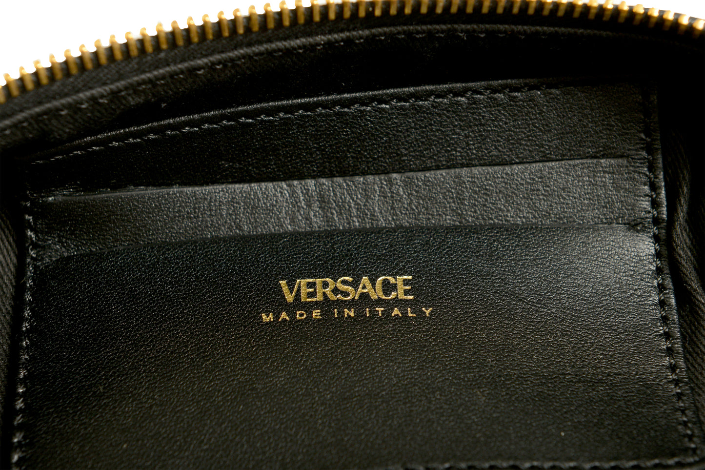 Versace Women's Black Gold Medusa Quilted Small Handbag Shoulder Bag
