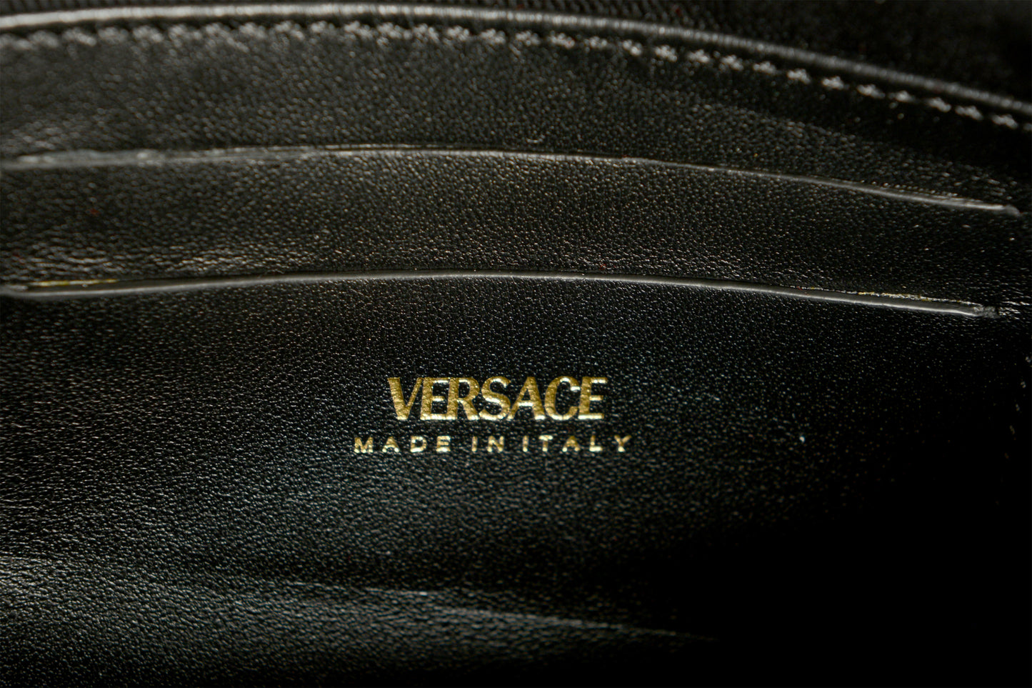 Versace Women's Mini 100% Wool Gold Medusa Quilted Handbag Shoulder Bag