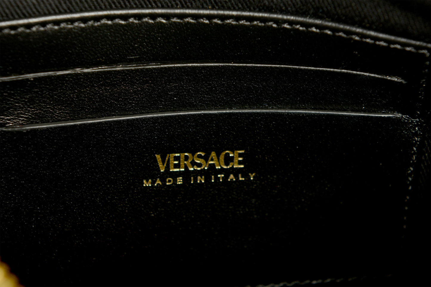 Versace Women's Mini 100% Wool Gold Medusa Quilted Handbag Shoulder Bag