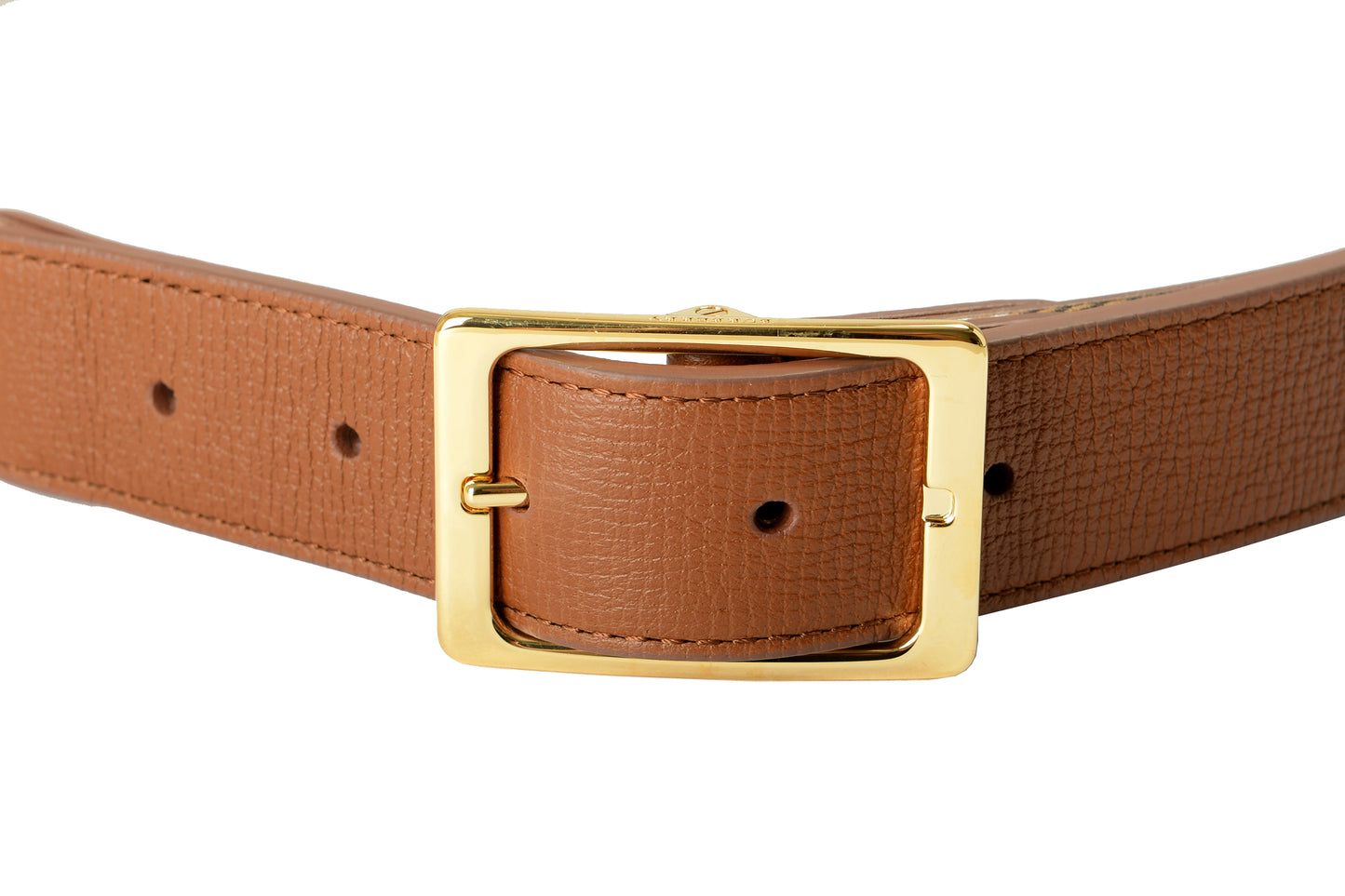 Burberry Reversible30 Housecheck Leather/Canvas Signature Print Belt US 38 IT 95