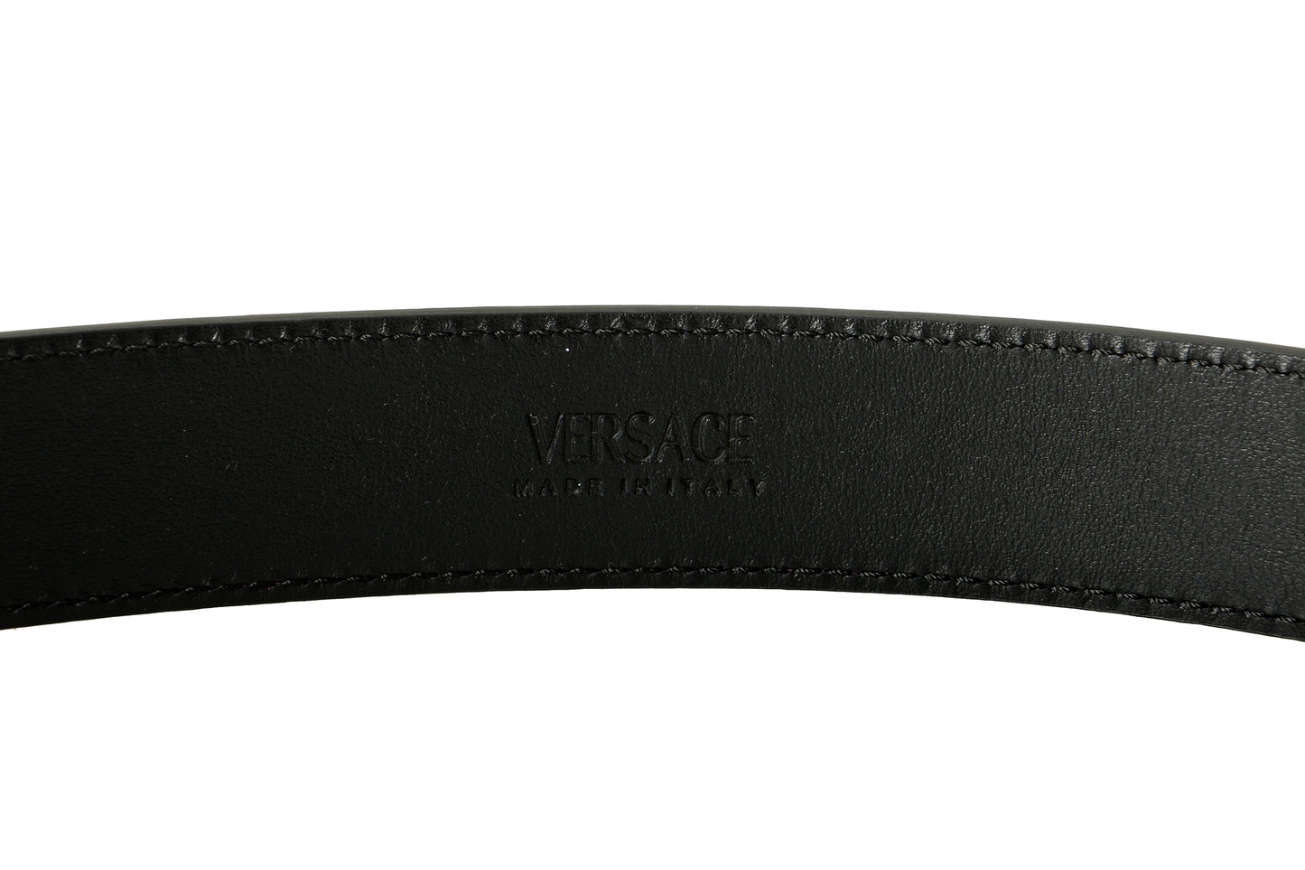 Versace Vine Red 100% Leather Gold Medusa Head Decorated Belt US 34 IT 85