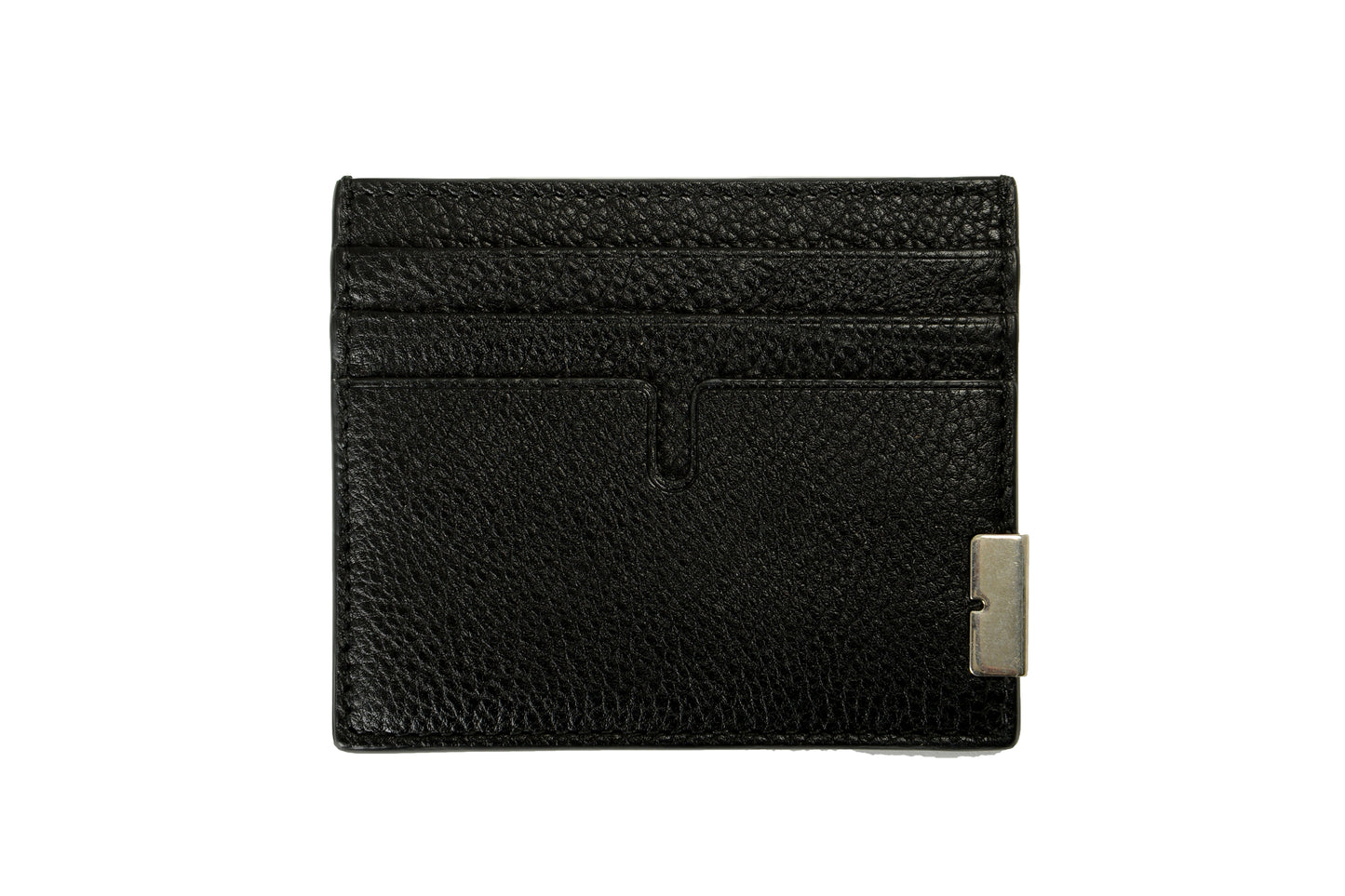 Burberry "Tall Sandon" 100% Textured Leather Card Case Holder
