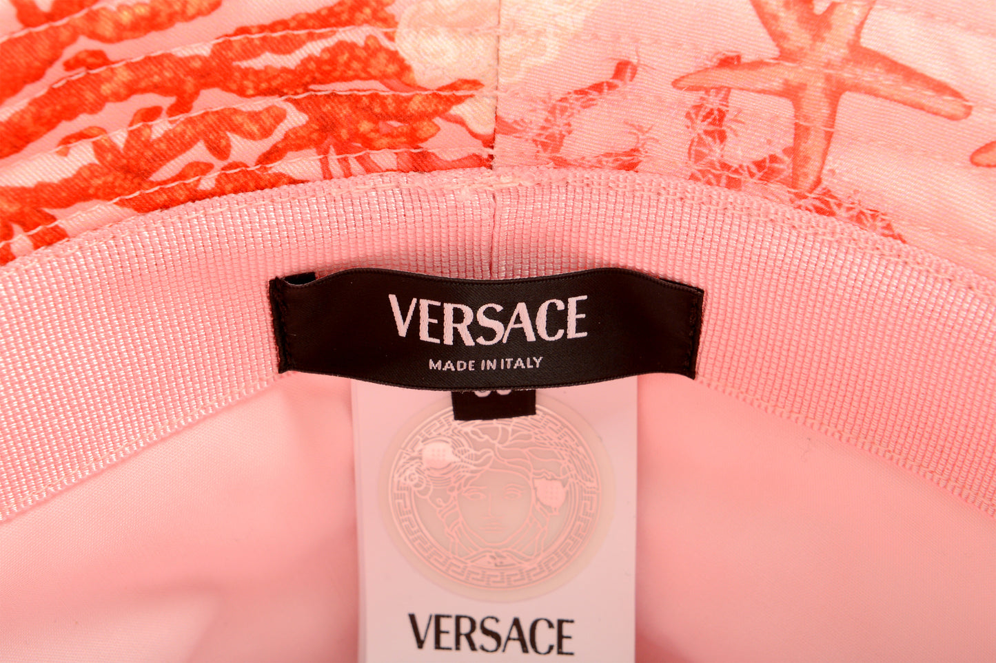 Versace Multi-Color Reversible Bucket Hat Size 58