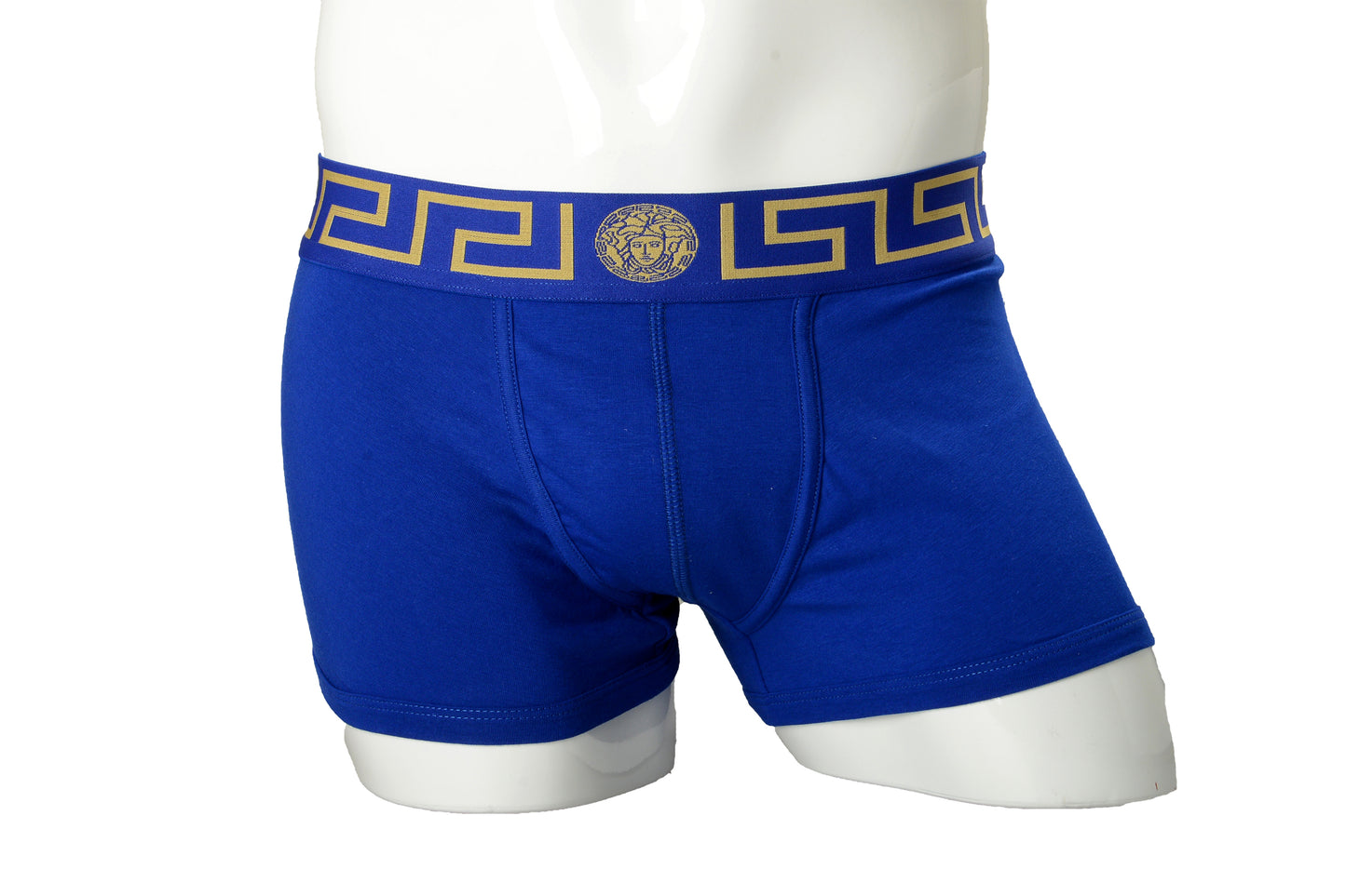 Versace Men's Gold Greeca Border Low Rise Trunk Underwear Versace 4 US S IT 48