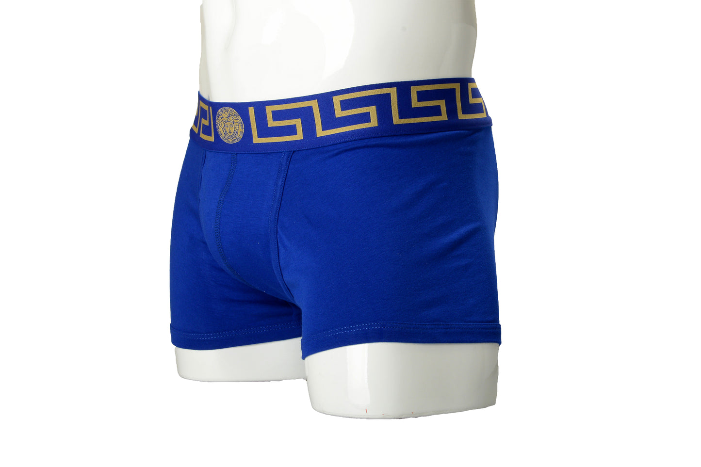 Versace Men's Gold Greeca Border Low Rise Trunk Underwear Versace 4 US S IT 48