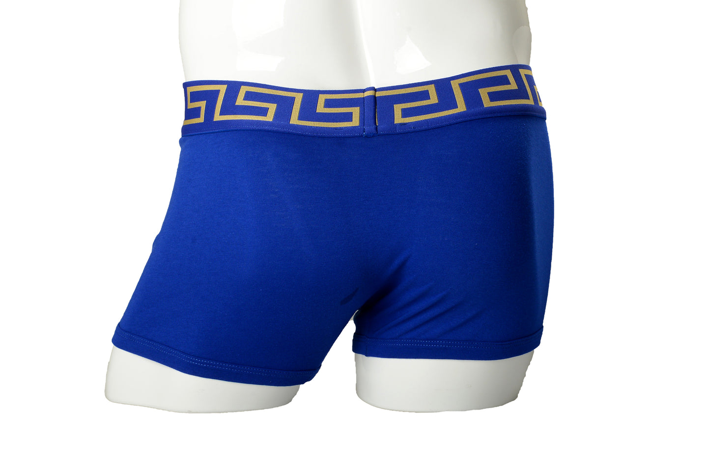 Versace Men's Gold Greeca Border Low Rise Trunk Underwear Versace 4 US S IT 48