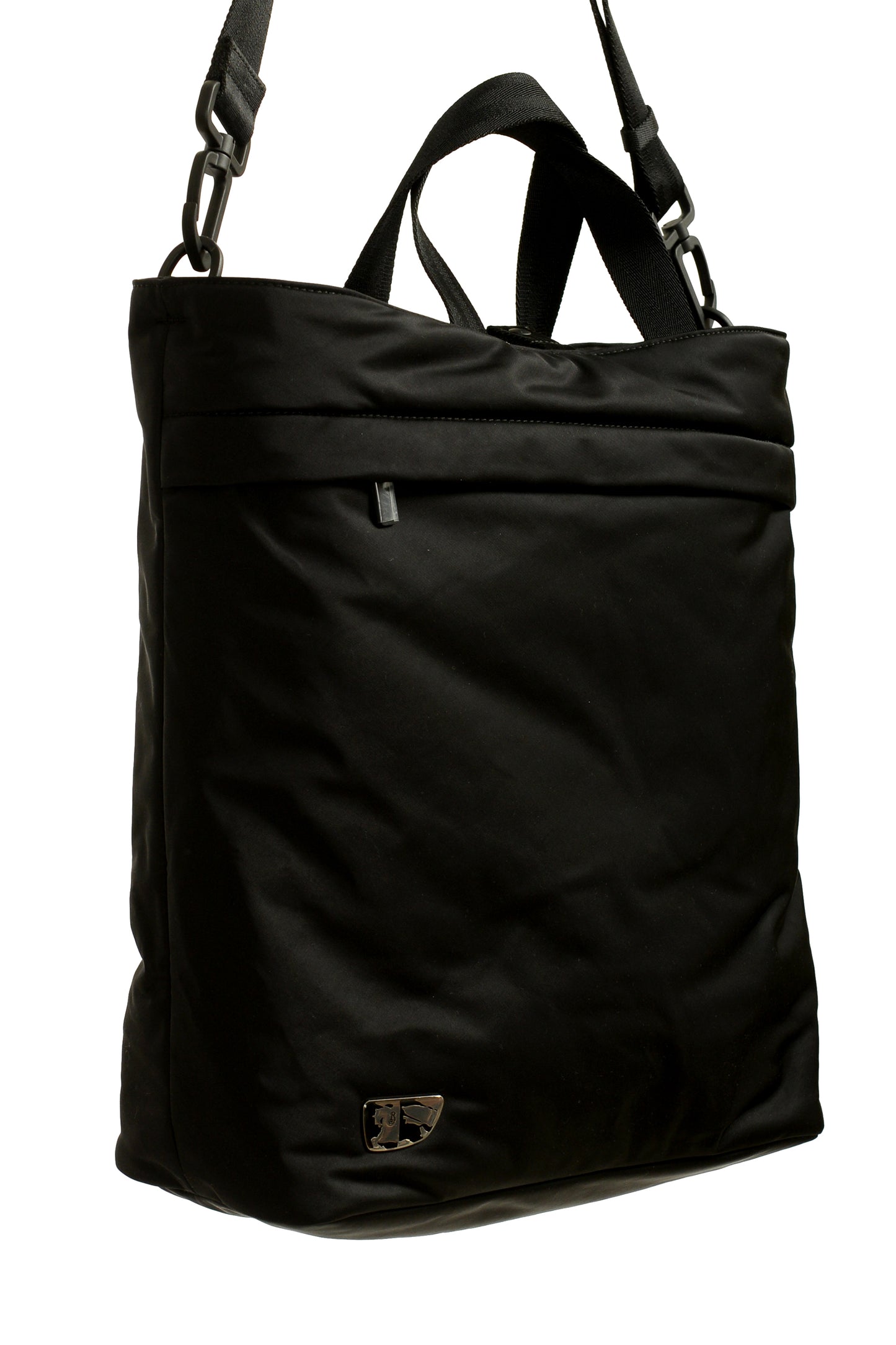 Burberry Unisex "Shield Black Tote" Shoulder Tote Bag