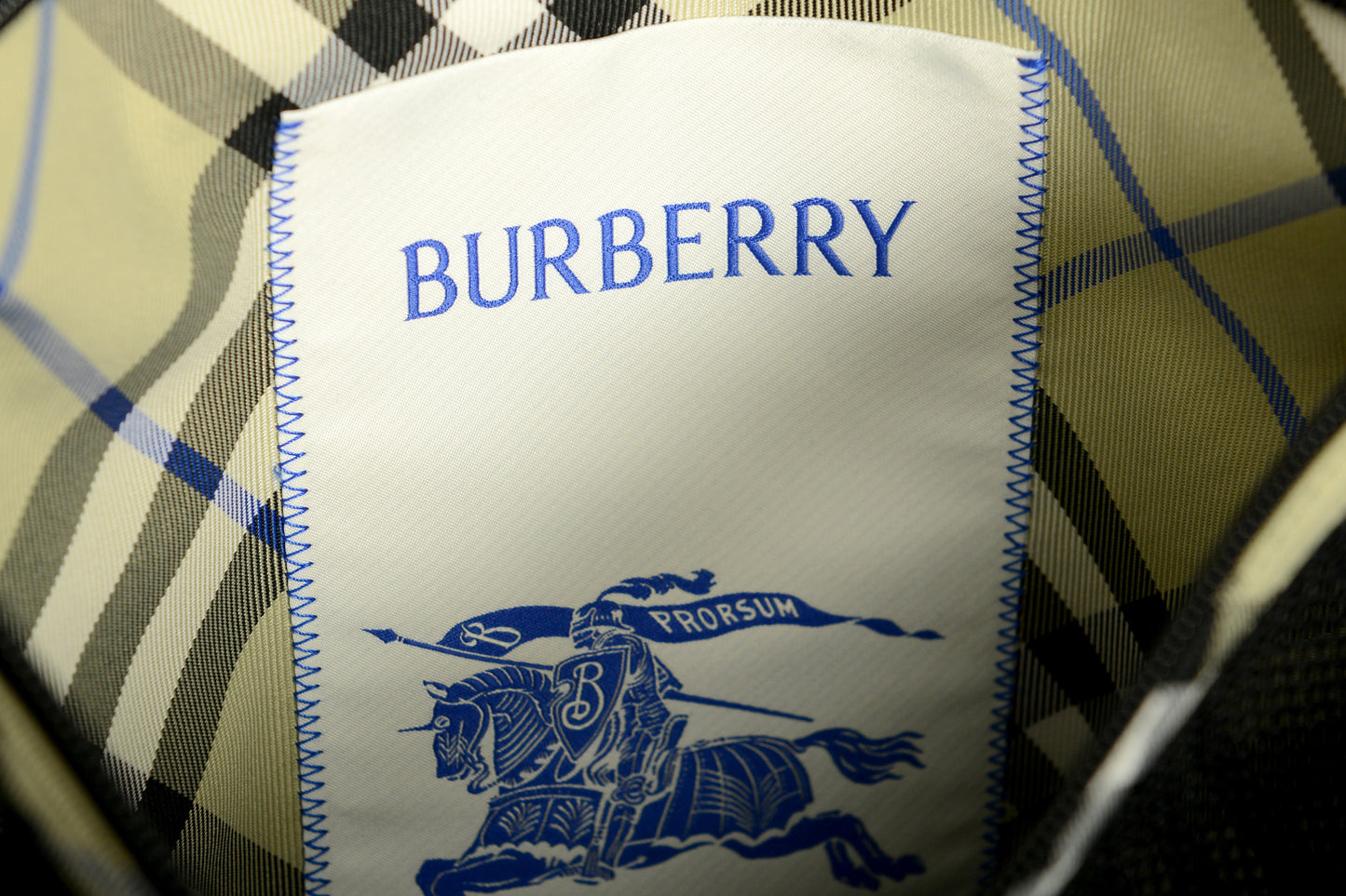 Burberry Unisex "Shield Black Tote" Shoulder Tote Bag