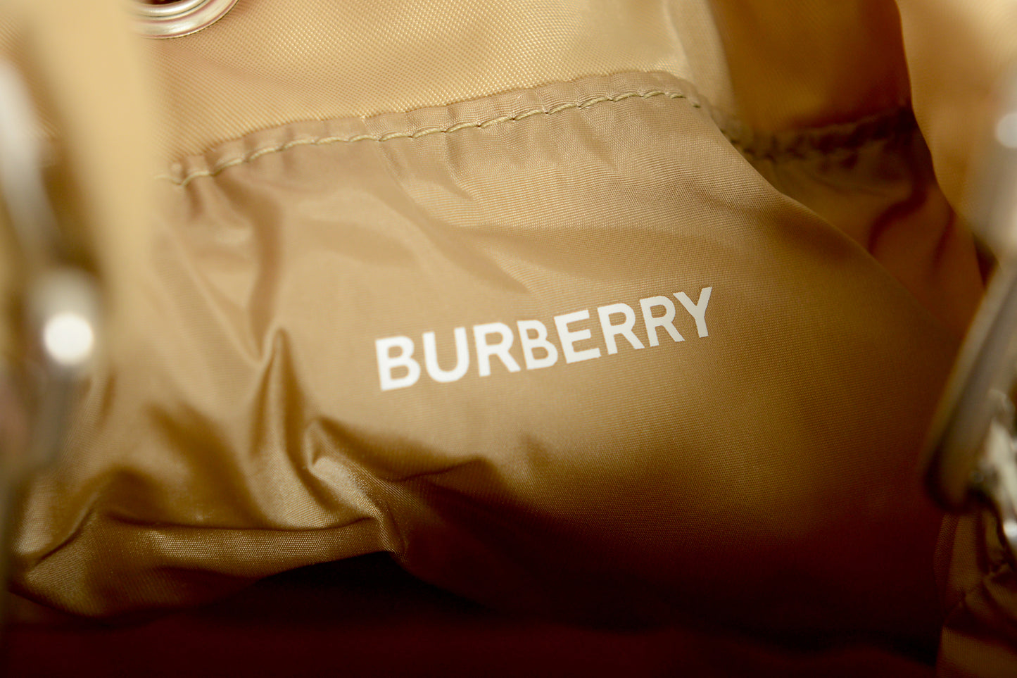 Burberry "LS Ryle NLN" Gold Honey Handbag Shoulder Bag