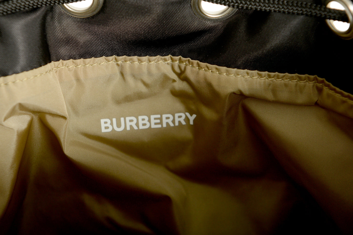 Burberry "LS Ryle NLN" Black Small Bucket Handbag Shoulder Bag